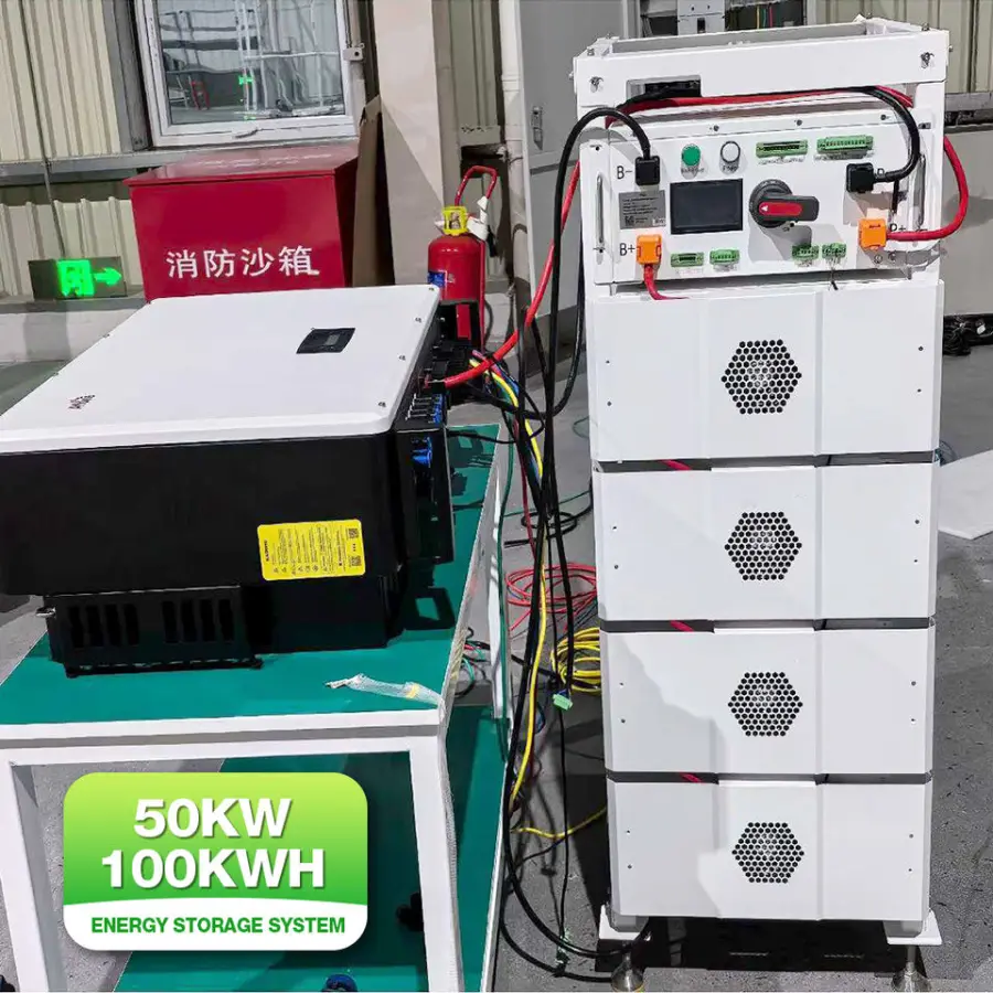 High Voltage Lithium Battery 50kw 100kwh Generator Bess Industrial and Commercial Solar Battery Energy Storage System Co — view 1