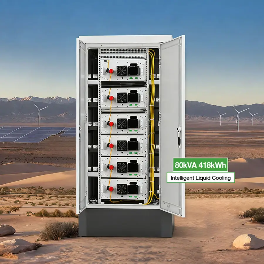 Commercial Industrial High Pressure Energy Storage Cabinet Stacked Lithium Ion Battery 100kw 200kw Energy Storage System — view 1