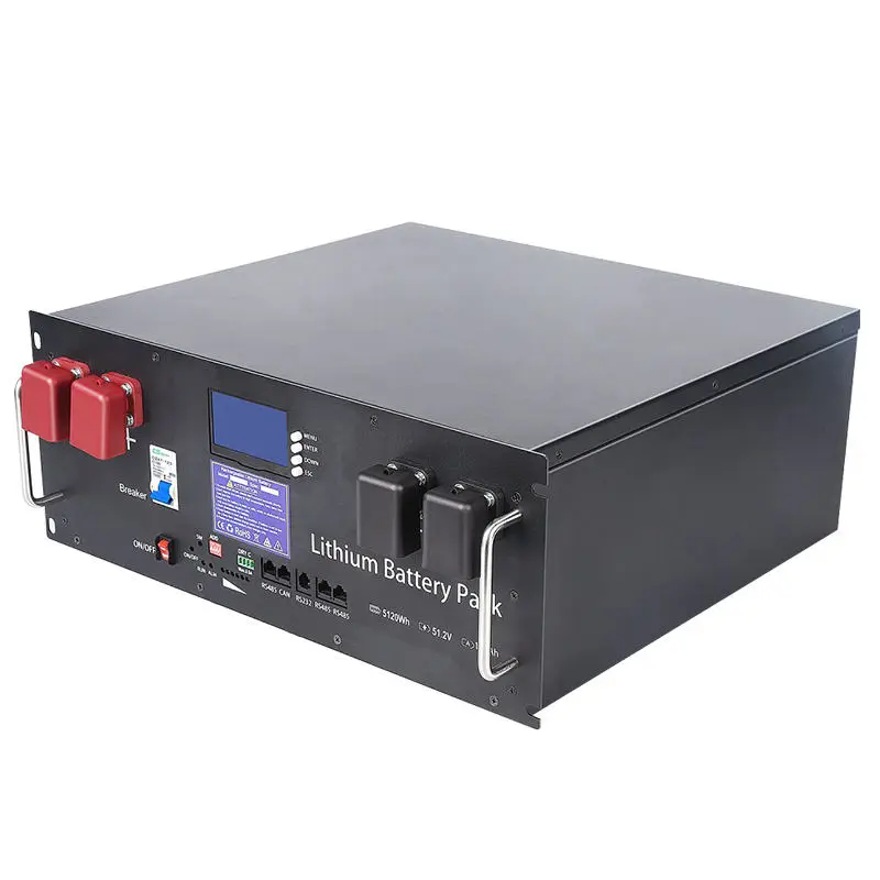 48V 100Ah New Design Rack Mounted 5KWh Solar Rechargeable off Grid Power Battery with Built-in BMS 4U LiFePo4 — view 4