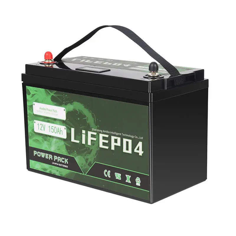Deep Cycle Rechargeable LiFePO4 Battery Pack 12V 100Ah 200Ah Lithium Battery for Yacht/Marine/Solar/Golf Cart/UPS — view 1