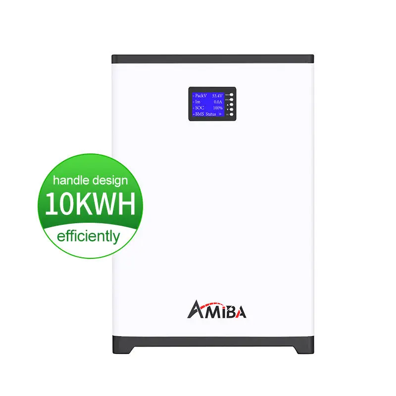 High Quality Inverter Wall Mounted Solar 48v 200ah Lithium Ion Batteries Home Energy Storage 51.2v 10kw Lifepo4 Battery — view 1