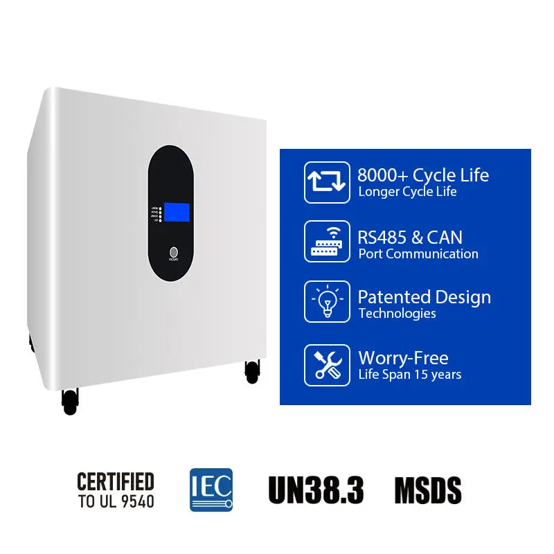 Power Wall 48V 51.2V 300AH 100AH 200AH Lithium Ion Batteries Solar Energy System 5KW 10KW Wall Mounted LiFePO4 Battery — view 4