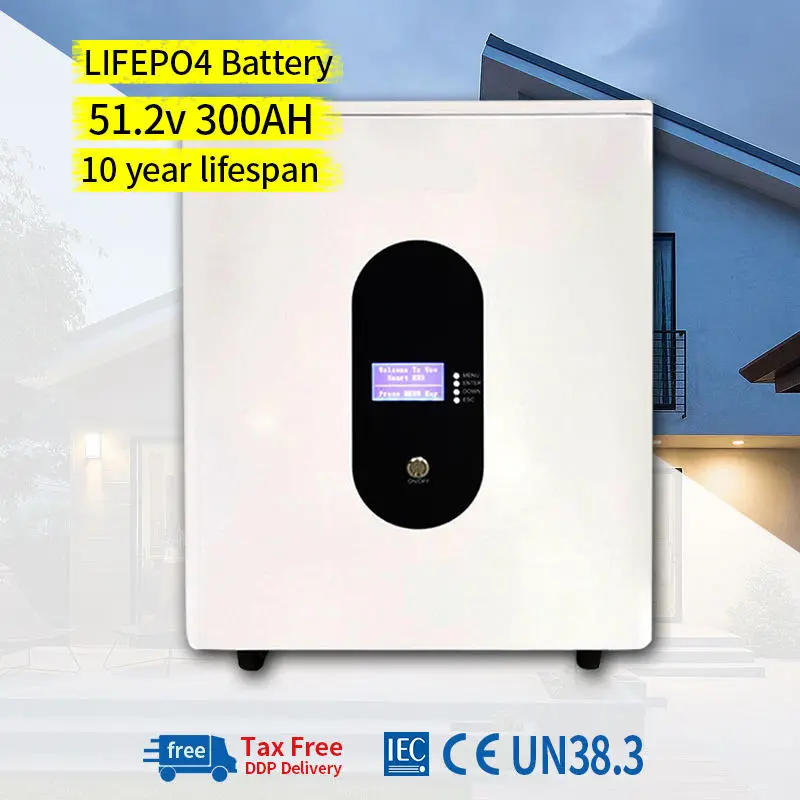 Free DDP Shipping 5kwh 7.5kwh 10kwh 48V 100Ah 150Ah 300Ah PowerWall LFP Battery Power Wall Mounted Lithium Ion Battery — view 6