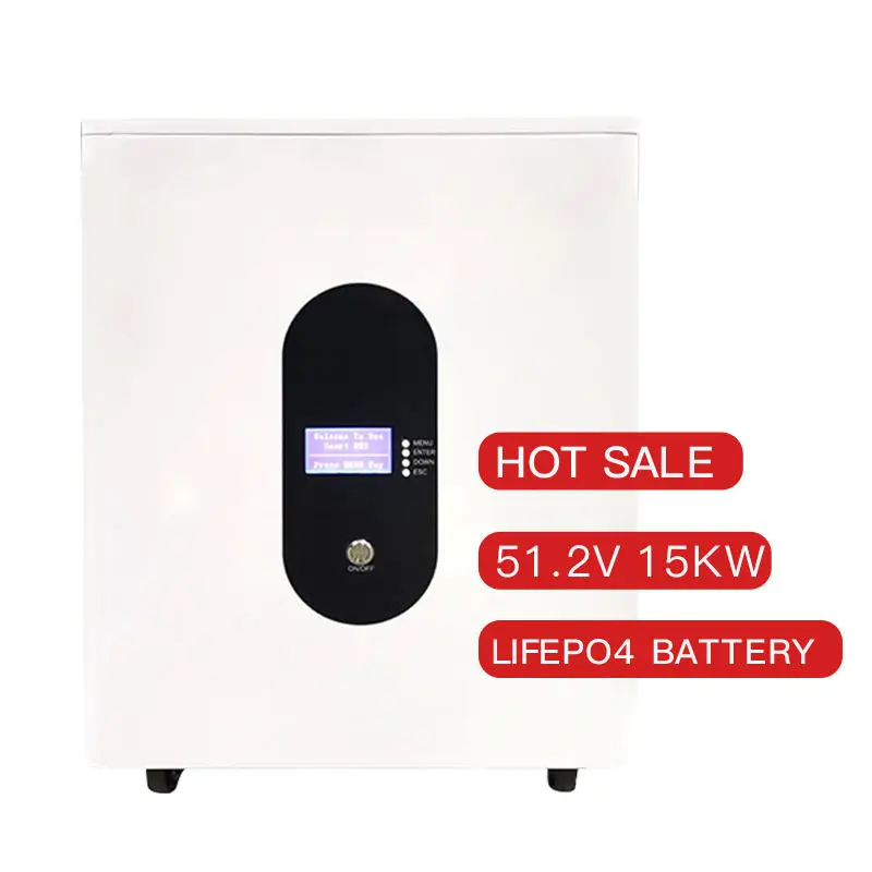 All-in-one 48v Lifepo4 Battery Pack 200ah 300ah 400ah 15kwh 20kwh Bateria 51.2V Solar Energy Storage Lithium Ion Akku Ba — view 1