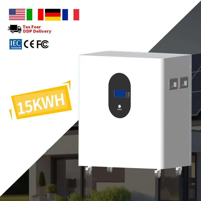 15kwh Solar Energy Storage System 5kwh Power Wall 51.2V 100Ah Power Wall Lifepo4 Batteries 51.2V 200Ah LiFePo4 Battery P — view 2