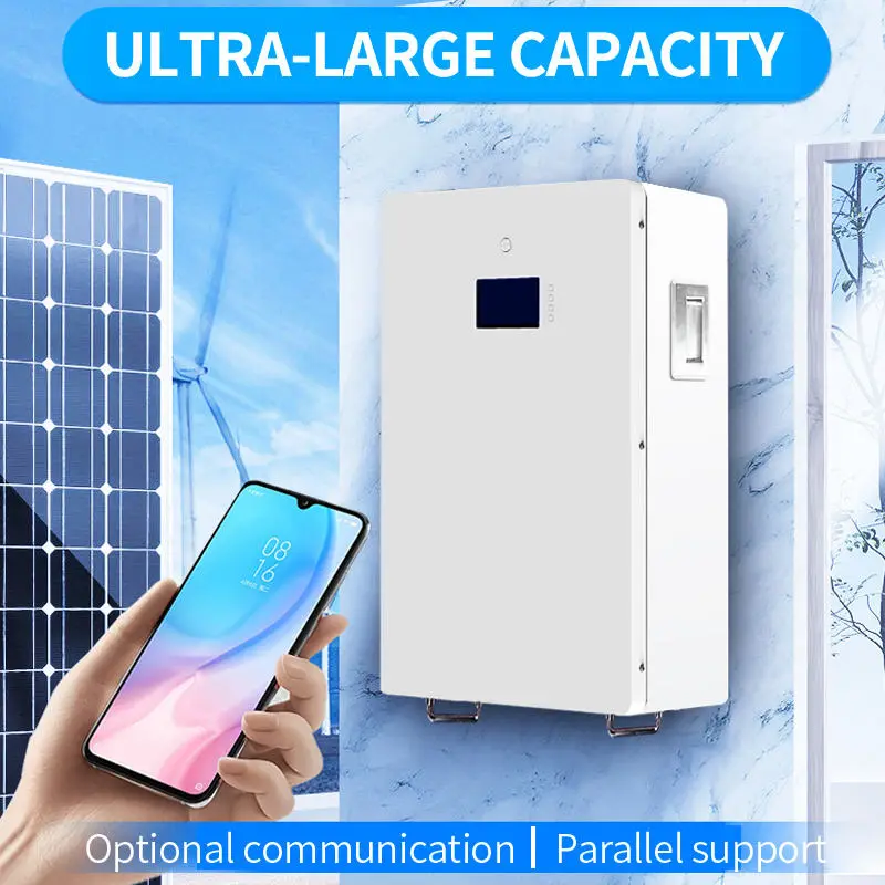 Batterie Solaire 51.2v Wall Mounted Enregy Storage Lithium Battery 48v 300ah Lipo4 Battery Pack 10kw 15kw 30kw 60kw Powe — view 4