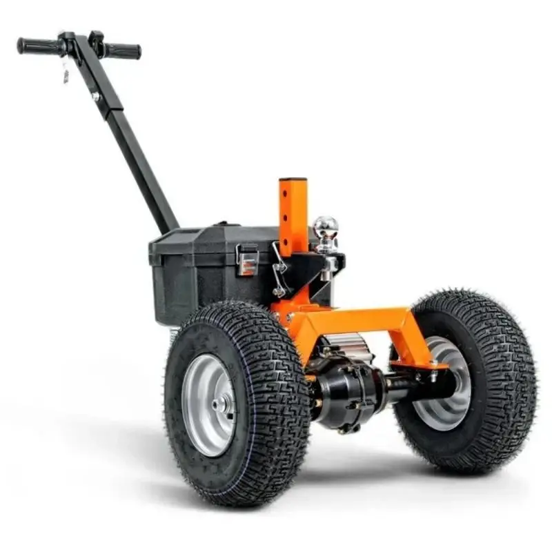 Electric Trailer Frame 24V 7Ah Sealed Lead Acid Battery 800W Heavy Duty Motor Adjustable Thumb Throttle Trailer Dolly — view 1