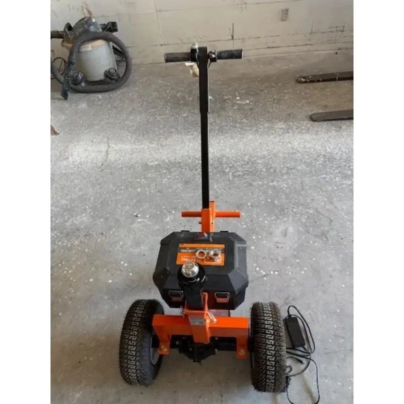 Electric Trailer Frame 24V 7Ah Sealed Lead Acid Battery 800W Heavy Duty Motor Adjustable Thumb Throttle Trailer Dolly — view 3
