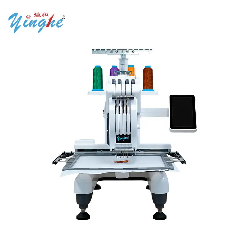 Yinghe New Hot Sale Four Needle Embroidery Machine Multi-Needle Embroidery Machine with 4 Needles for Tshirt — view 3