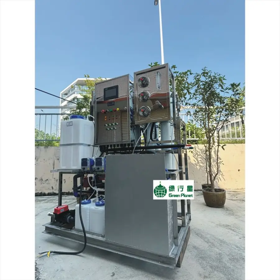 400GPD 600LPH Mini Sea Water Desalination RO Water System Reverse Osmosis Plant Seawater Desalination Machine for Boat — view 2