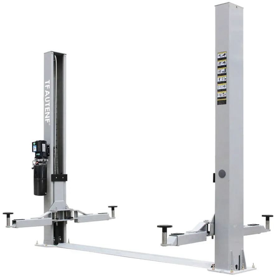 TFAUTENF Electric Hydraulic 2 Post Lift with 8818 lb Capacity for Car Lift, Car Repair, and Car Maintenance — view 1