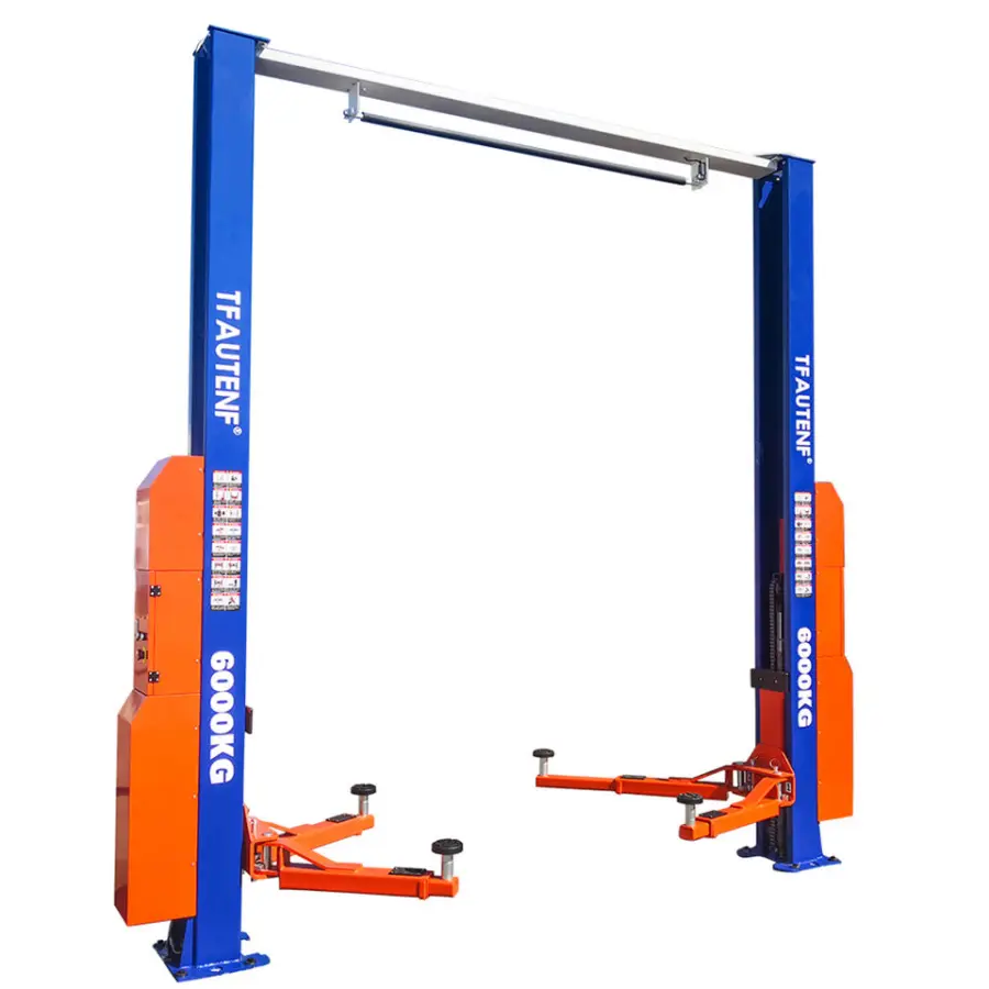 TFAUTENF CE 6T clear Floor Auto Lift Car Hoist Hydraulic 2 Post Car Lift — image 4