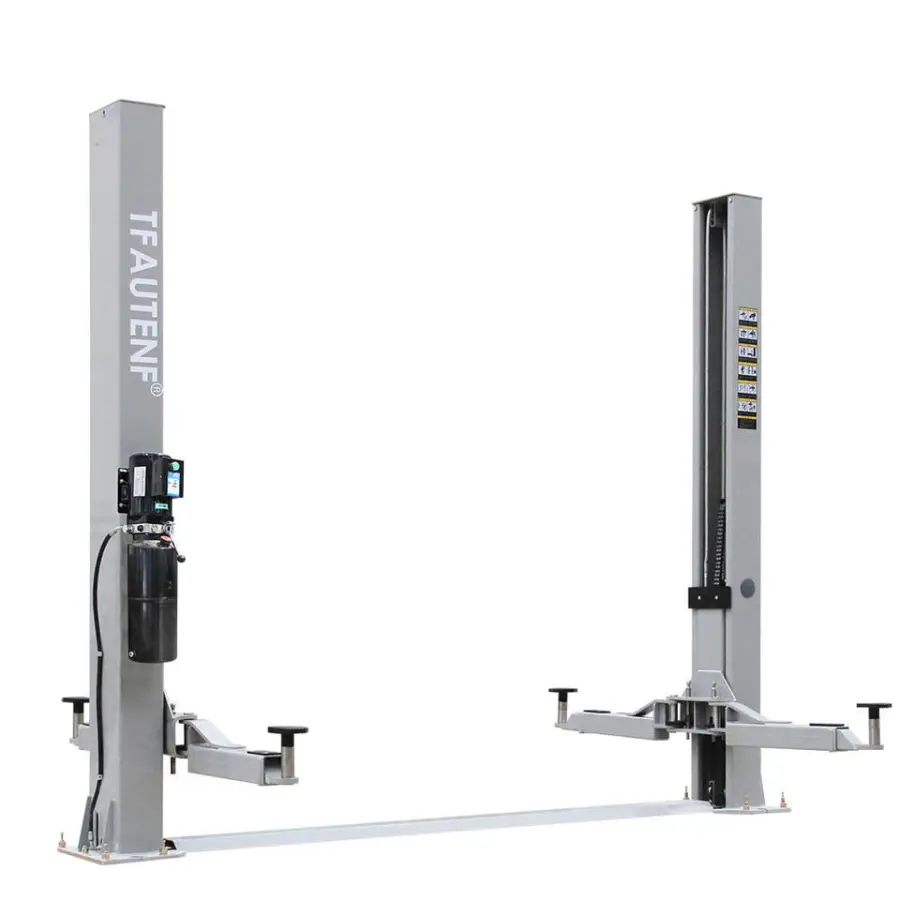 TFAUTENF Electric Hydraulic 2 Post Lift with 8818 lb Capacity for Car Lift, Car Repair, and Car Maintenance — view 2