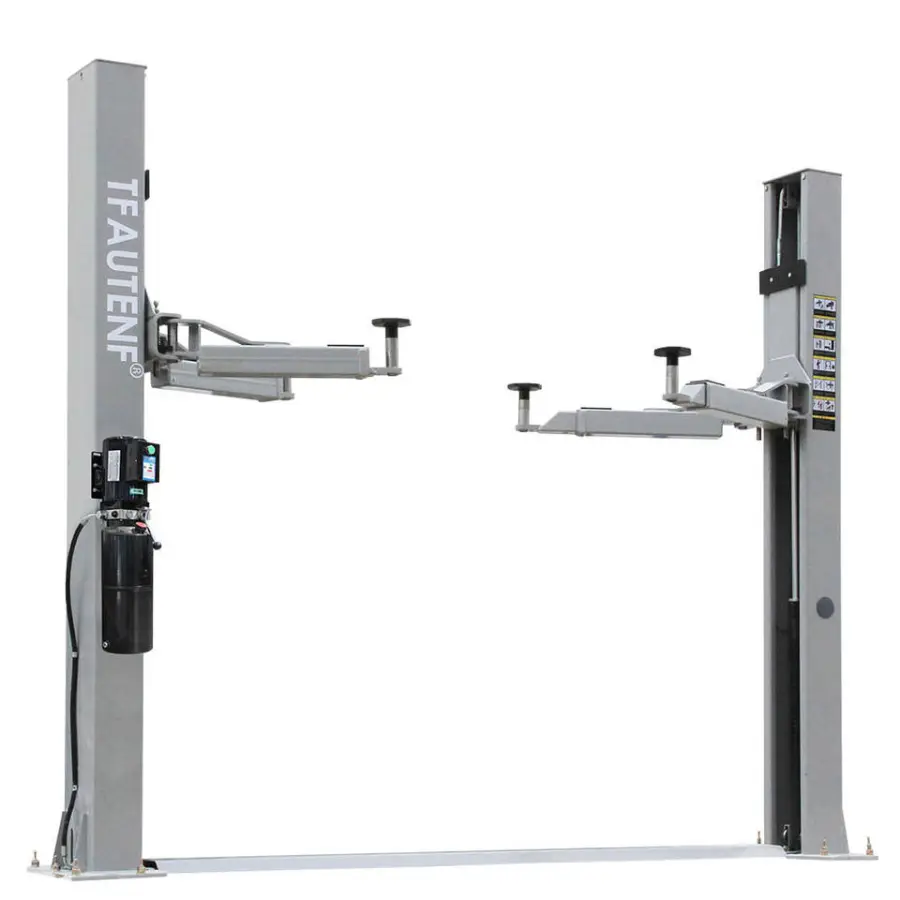 TFAUTENF Electric Hydraulic 2 Post Lift with 8818 lb Capacity for Car Lift, Car Repair, and Car Maintenance — view 3