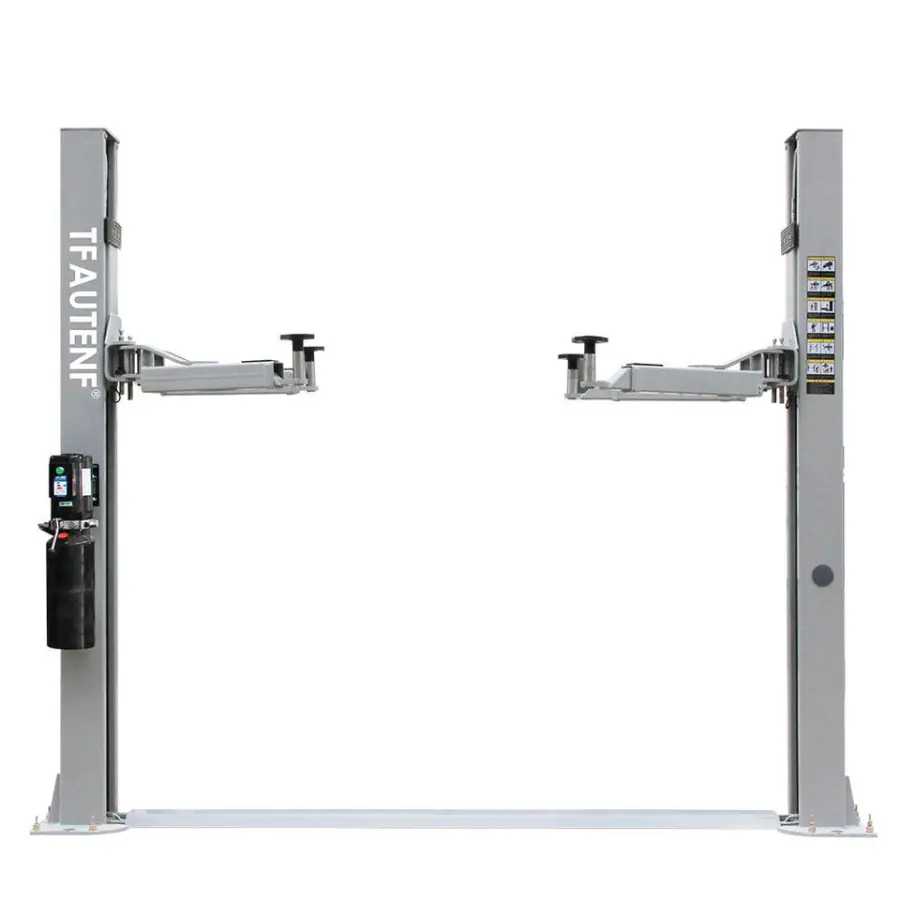 TFAUTENF Electric Hydraulic 2 Post Lift with 8818 lb Capacity for Car Lift, Car Repair, and Car Maintenance — view 4