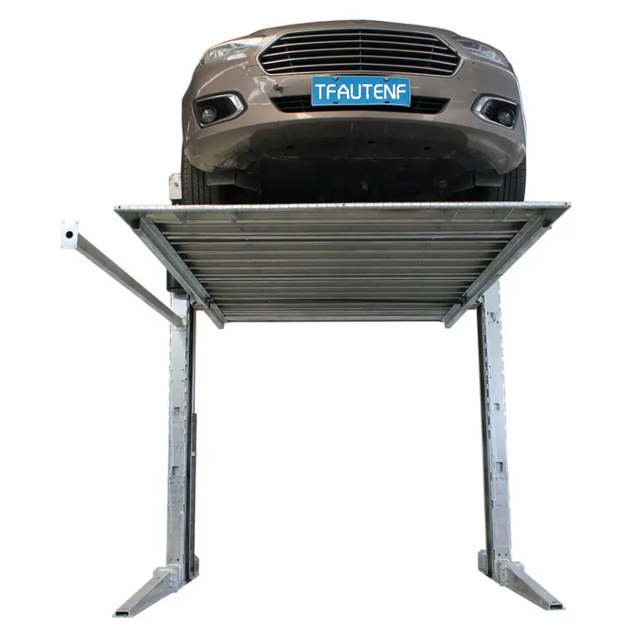 Factory Price Hydraulic Two Post Car Parking Lift with Two Parking Space — image 3