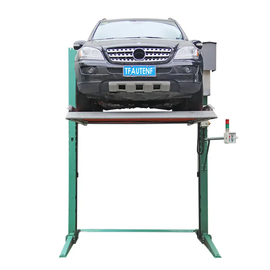 Factory Price Hydraulic Two Post Car Parking Lift with Two Parking Space — image 5