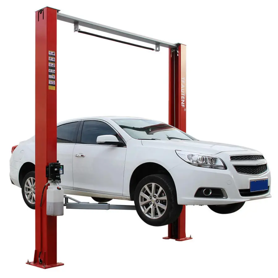 TFAUTENF Auto Repair and Maintenance Hydraulic 4 Tons Clear Floor Auto Hoist/2 Post Vehicle Lift/Two Post Car Hoist — image 3