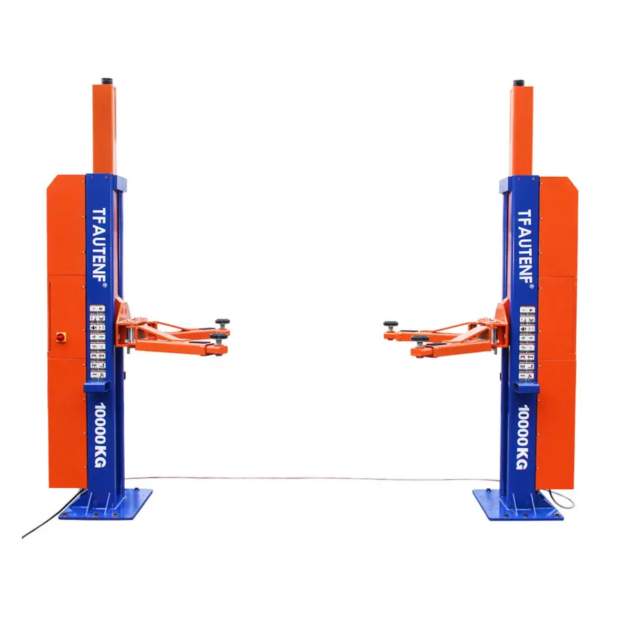 TFAUTENF CE 10T 23000lbs Heavy Duty Car Lift 2 Post Hydraulic Intelligent Two Post Car Lift — image 3