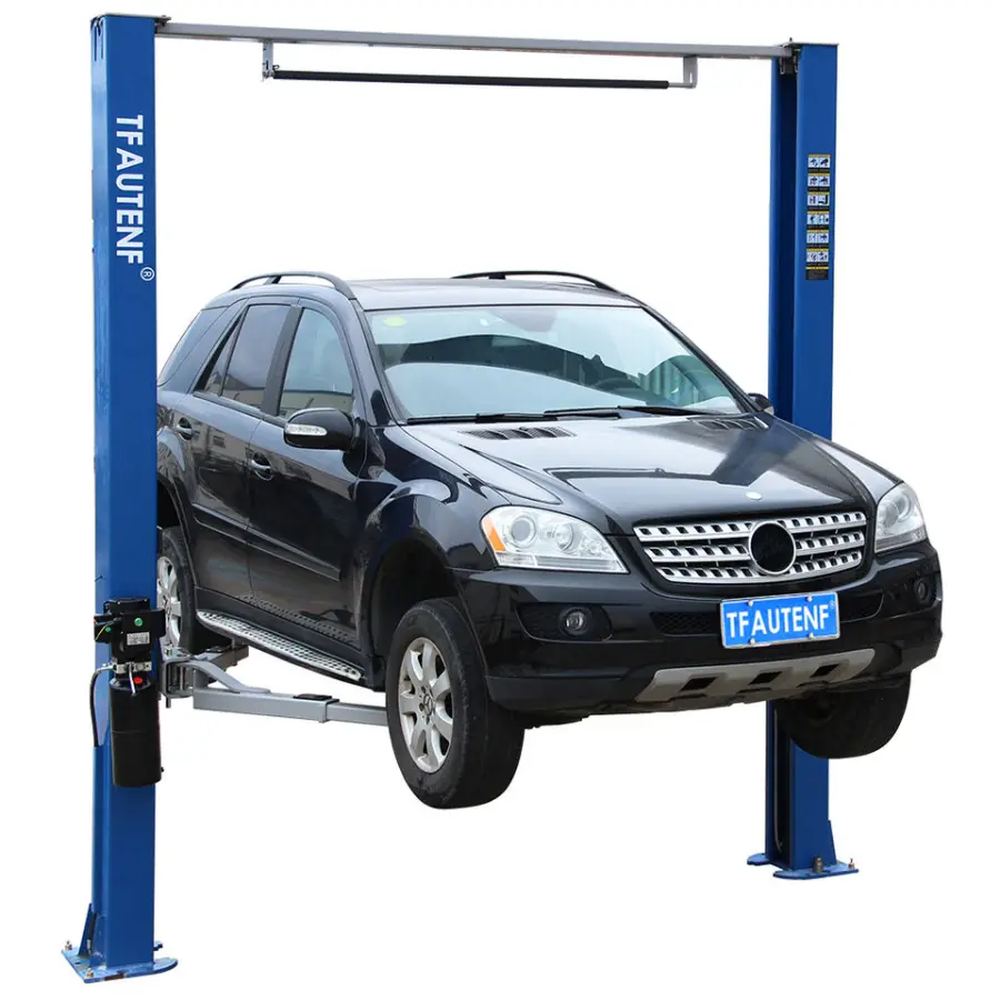 TFAUTENF Clear-floor Type Hydraulic Bilateral Manual Unlocking Two Post Car Lift with 4.5t Lifting Capacity — image 3
