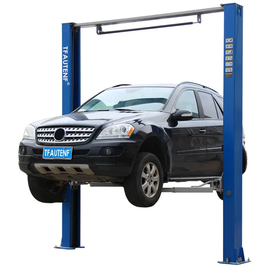 TFAUTENF Clear-floor Type Hydraulic Bilateral Manual Unlocking Two Post Car Lift with 4.5t Lifting Capacity — image 4