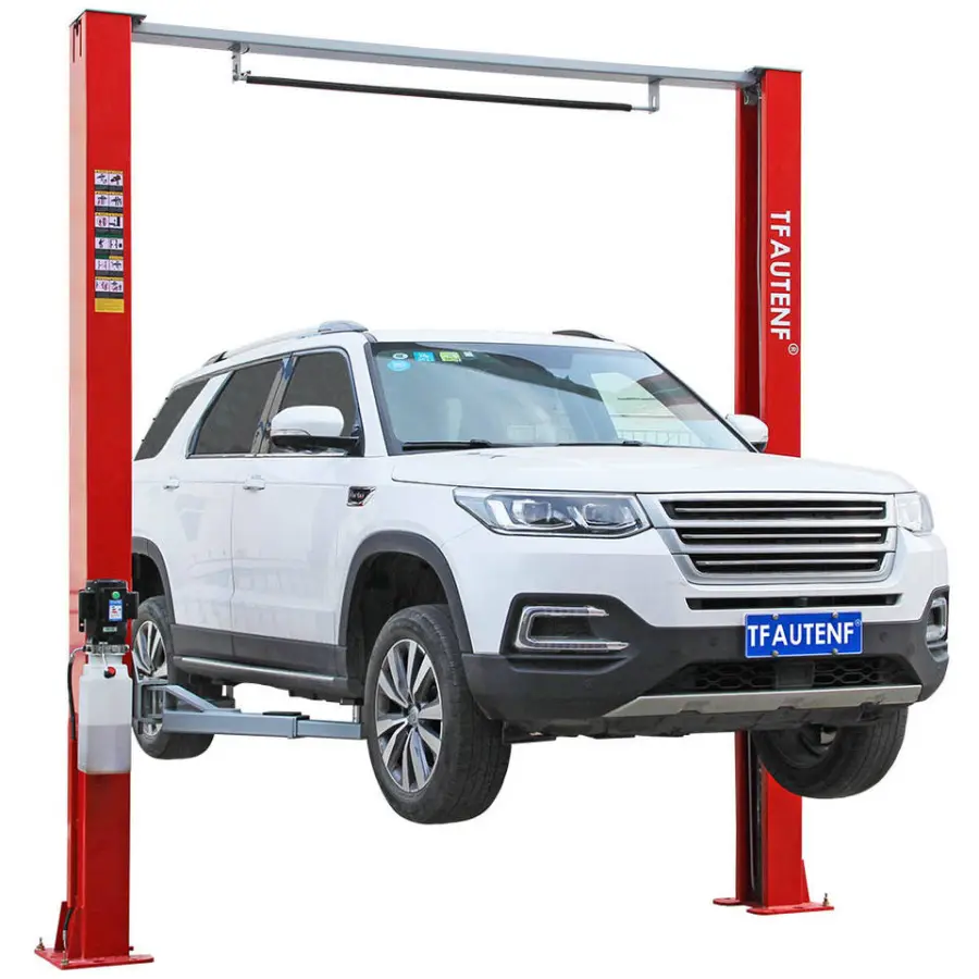 TFAUTENF Clear-floor Type Hydraulic Bilateral Manual Unlocking Two Post Car Lift with 4.5t Lifting Capacity — image 5