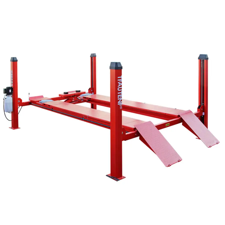 Hydraulic Manual Unlock 4 Tons 4 Four Post Car Lift Elevator Vehicle Lift — image 5
