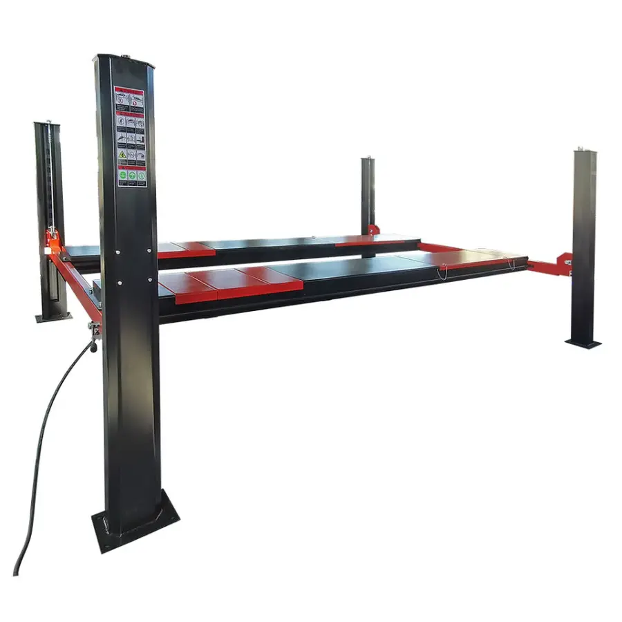 AUTENF 5 Tons Electrical Hydraulic Four 4 Post Auto Hoist / Four Post Car Lift with Sliding Jack for Workshop Repair Use with Ce — image 4