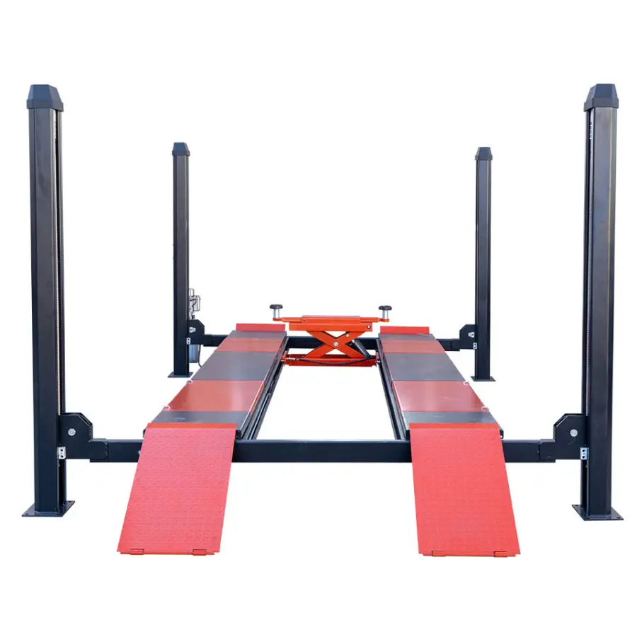 Hydraulic 4 Post Car Lift/4 Tons Four Post Car Lift for Wheel Aligner Work — image 4