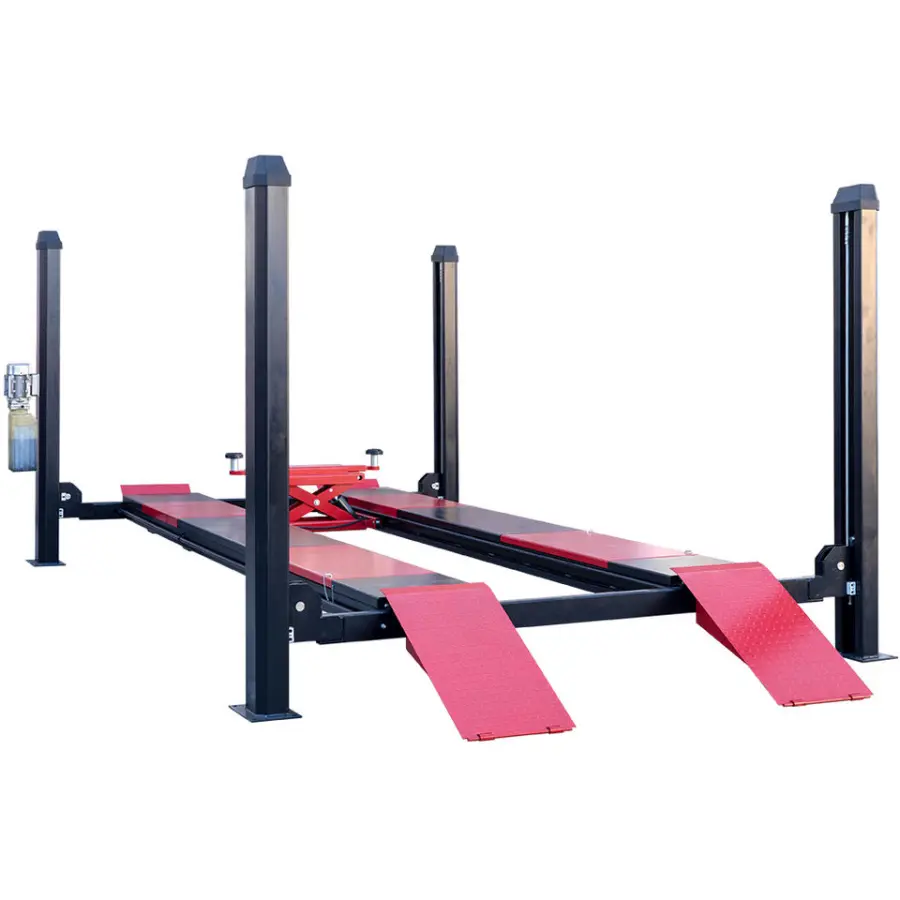 Hydraulic 4 Post Car Lift/4 Tons Four Post Car Lift for Wheel Aligner Work — image 5
