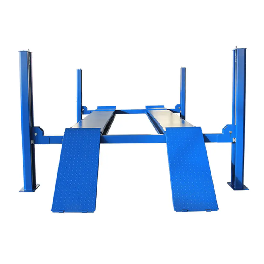 Hydraulic 4 Post Car Lift/4 Tons Four Post Car Lift for Wheel Aligner Work — image 6
