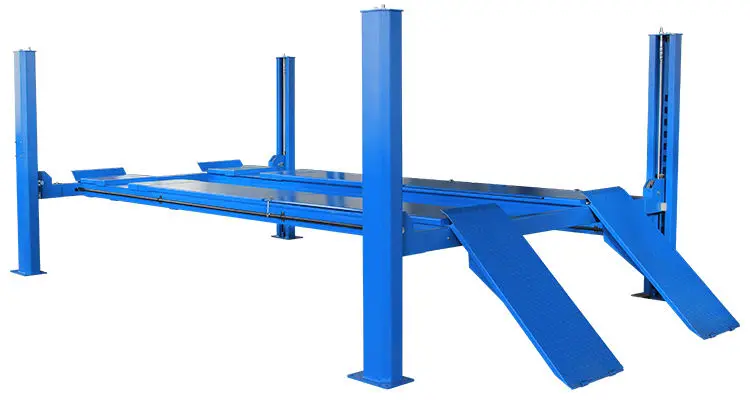 Hydraulic 4 Post Car Lift/4 Tons Four Post Car Lift for Wheel Aligner Work — image 7