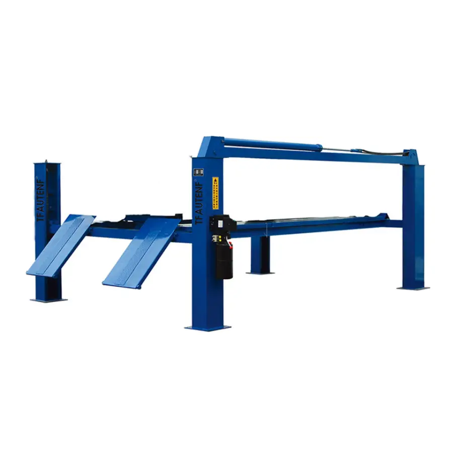 TFAUTENF CE Hydraulic 8T 10T 12T 16T 18T Heavy Duty Four 4 Post Car Truck Lift for Bus Truck Workshop — view 1