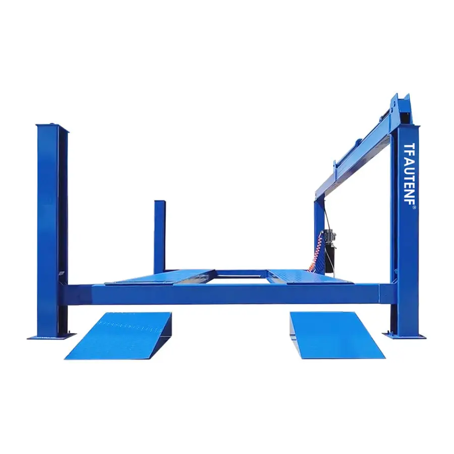 Hydraulic Heavy Duty 12 Tons Four Post Car Lift Platform Type for Trucks — image 3