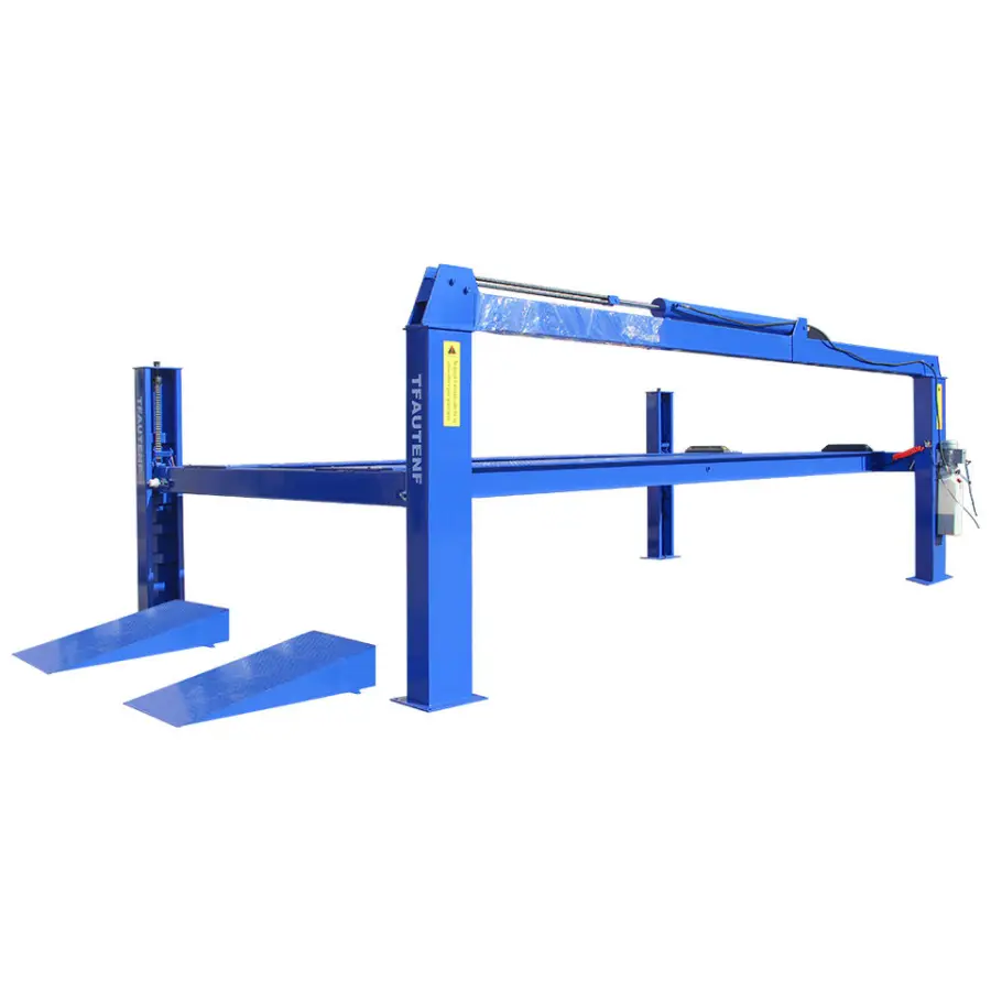 Hydraulic Heavy Duty 12 Tons Four Post Car Lift Platform Type for Trucks — image 4