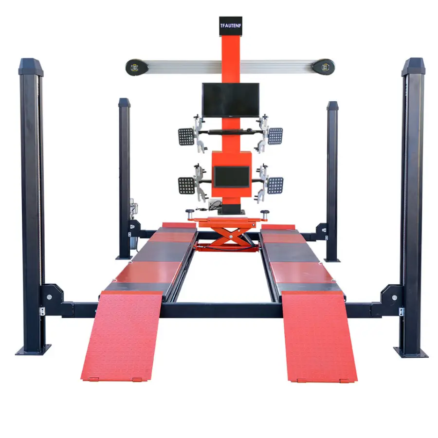 TFAUTENF CE 4T/5T Hydraulic 4 Four Post Car Alignment Lift for 3d Wheel Alignment Machine — view 1
