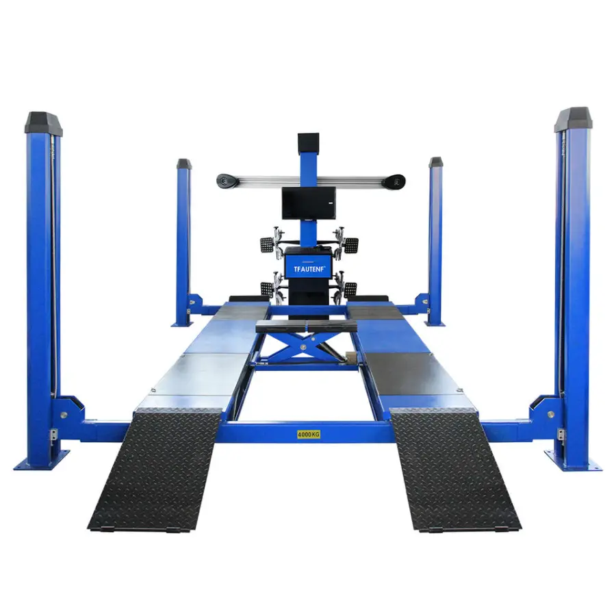 TFAUTENF CE 4T/5T Hydraulic 4 Four Post Car Alignment Lift for 3d Wheel Alignment Machine — image 3