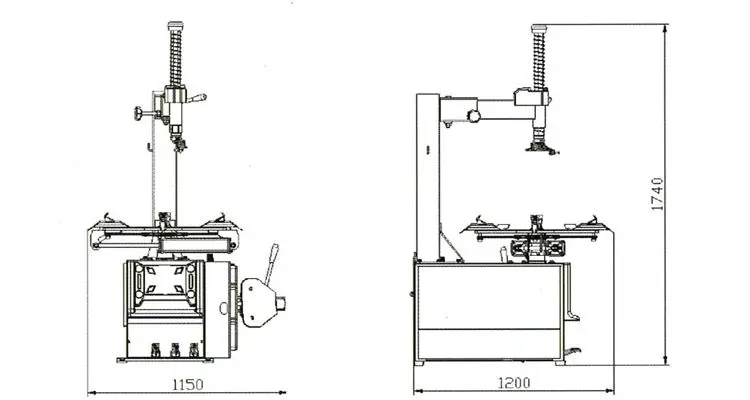 TFAUTENF Car Tyre Changer Machine/car Tire Balance Machine — image 7
