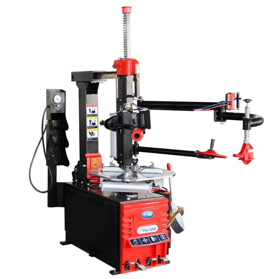 24" Capacity Car Tire Changer with Tilt-back Tower and Right-hand Swing Arm for Auto Tire Changing Service — view 1