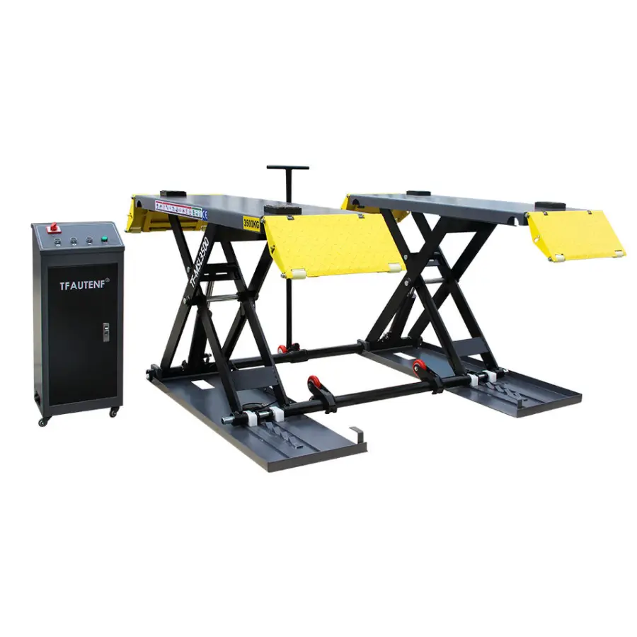 TFAUTENF Electrical Mid-rise Mobile 3T/3.5T Hydraulic Car Scissor Lift/3tons Mid-rise Scissor Car Lift — image 3