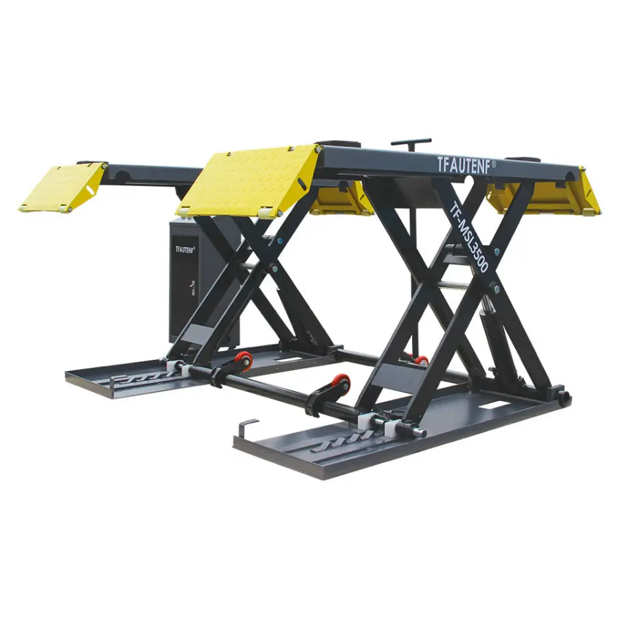 TFAUTENF Electrical Mid-rise Mobile 3T/3.5T Hydraulic Car Scissor Lift/3tons Mid-rise Scissor Car Lift — image 4