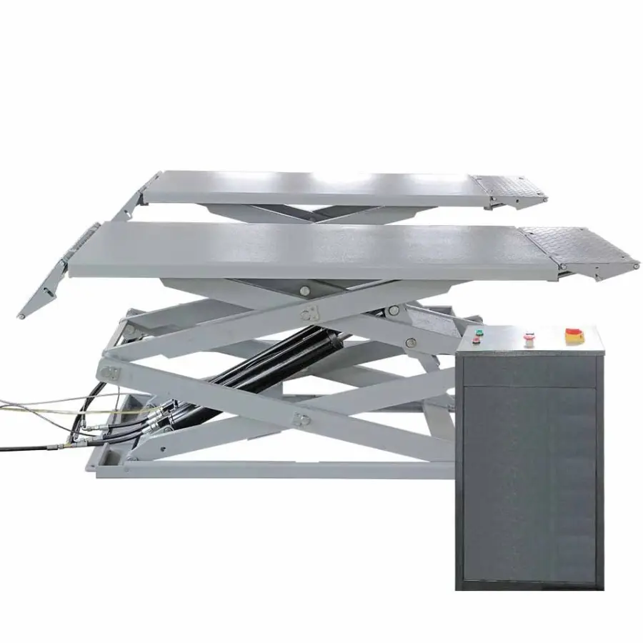 TFAUTENF 3T 3.5T Hydraulic Car Ultra-thin Scissor Lift 3tons Scissor Car Lift Scissor Car Jack Lift — view 3