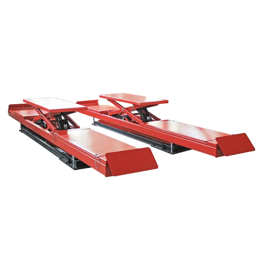In-ground Pit Car Scissor Lift/4000kg Wheel Alignment Pit Scissor Car Lift/Large Car Scissor Lift Ramps — view 4