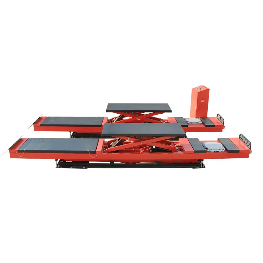 TFAUTENF In-ground Big Car Scissor Lift with Hydraulic Lift for Wheel Alignment — image 6
