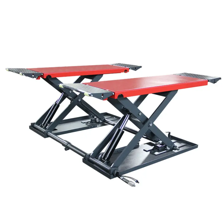 TFAUTENF 3500kg Lifting Capacity Mobile Scissor Lift Hydraulic Car Lift — image 4