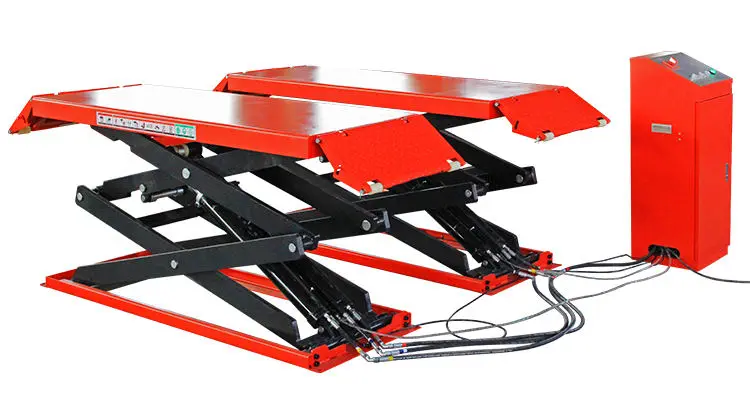TFAUTENF CE Certificate and Competitive Price Car Workshop Scissor Car Lift/Portable 3.5 Tons Car Scissor Lift — image 5