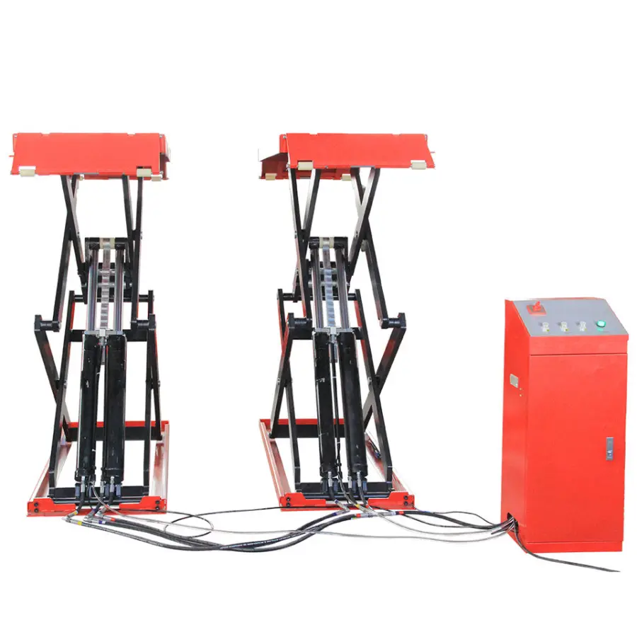 TFAUTENF CE Certificate and Competitive Price Car Workshop Scissor Car Lift/Portable 3.5 Tons Car Scissor Lift — image 7
