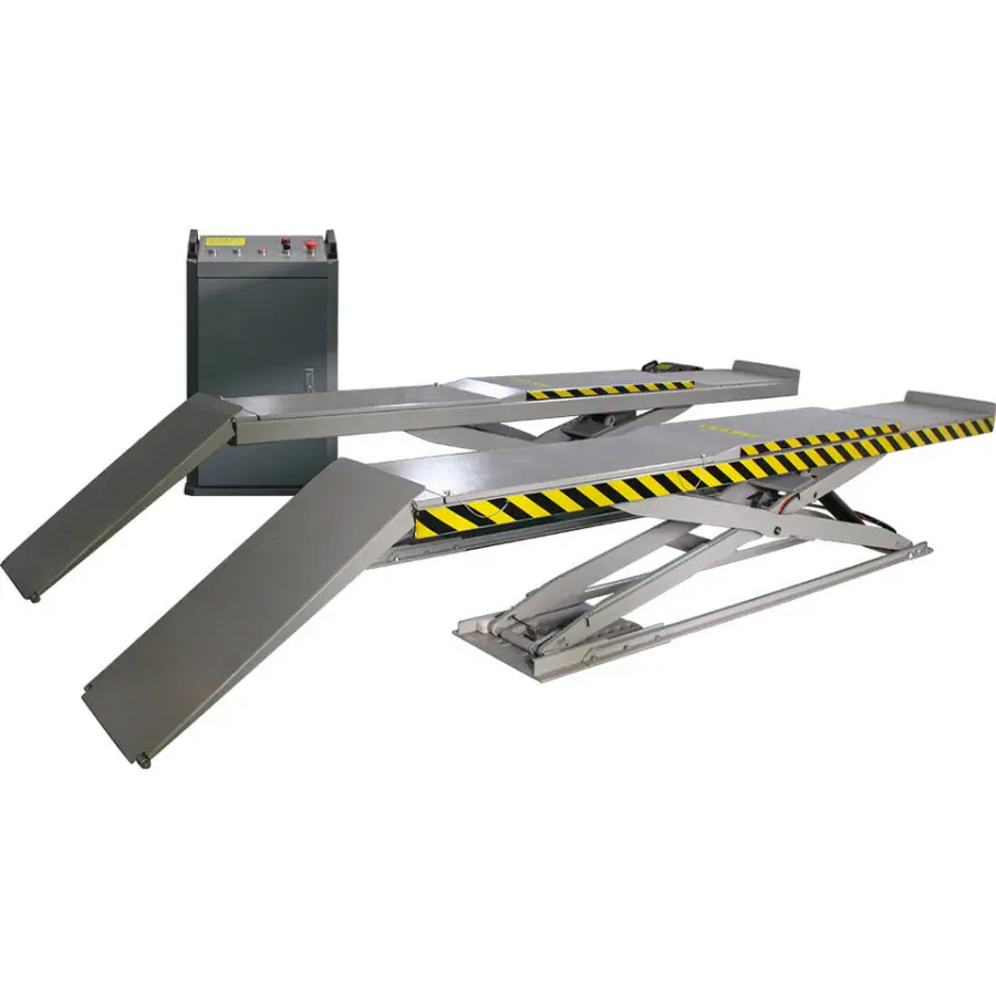 AUTENF on Ground Large Car Scissor Lift Super Thin Double Scissor Lifts with 3500 kg Lifting Capacity Full Rise Big Auto — view 2