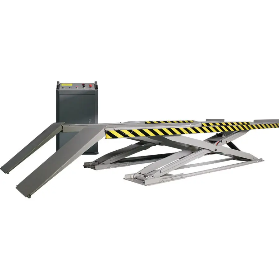 AUTENF on Ground Large Car Scissor Lift Super Thin Double Scissor Lifts with 3500 kg Lifting Capacity Full Rise Big Auto — view 5