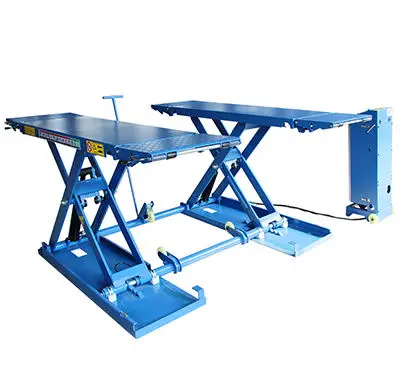 TFAUTENF CE Mid Rise Movable Hydraulic Ground Scissor Car Lift Hoist Mobile Car Lift — view 1